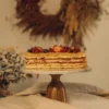 Pistachio Napoleon Cake with Raspberry Pistachio Napoleon cake with raspberry by Lila Bakery