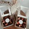 Chocolate Honey Cake – Decorated with Custom Message Decorated Chocolate Honey Cakes with custom messages in box