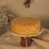 Pistachio Napoleon Cake with Raspberry Whole Napoleon cake with raspberry
